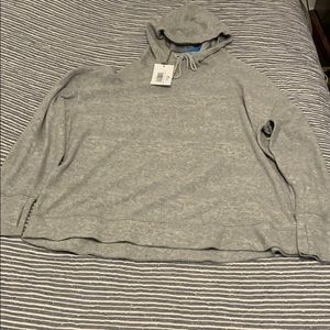 Gray Drawstring Hoodie